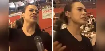 Jossmery pide botar a reportero de “Amor y fuego” tras pregunta sobre ampay con Paolo Hurtado