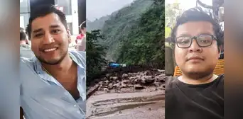 Buscan desesperadamente a amigos que desaparecieron durante huaico en Amazonas Buscan desesperadamente a amigos que desaparecieron durante huaico en Amazonas