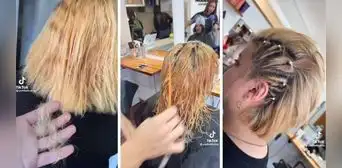 Mujer se decolora el cabello sola y se le cae a pedazos: “Mi peor pesadilla” Mujer se decolora el cabello sola y se le cae a pedazos: “Mi peor pesadilla”