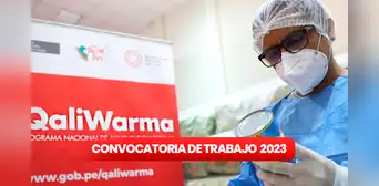 ¿Eres bachiller o titulado técnico? QaliWarma ofrece empleos con S/2.500 de sueldo ¿Eres bachiller o titulado técnico? QaliWarma ofrece empleos con S/2.500 de sueldo