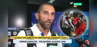 Hernán Barcos sobre el empate de Alianza ante Paranaense: "Fue un resultado justo"