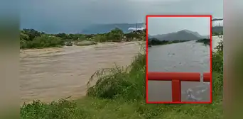 Lluvias en Lambayeque aumentan caudal del río Motupe y activan quebrada Zurita Lluvias en Lambayeque aumentan caudal del río Motupe y activan quebrada Zurita