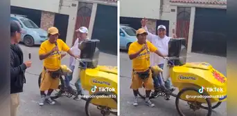 Le compran un chupete y se pone a cantar tema de Toño Centella: "El heladero del pueblo"