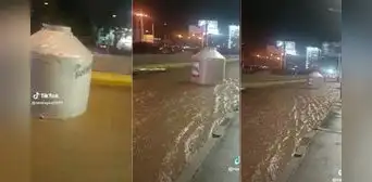 Video muestra tanque de Rotoplast arrastrado en calles de Arequipa tras lluvias: "Y se marchó" Video muestra tanque de Rotoplast arrastrado en calles de Arequipa tras lluvias: "Y se marchó"