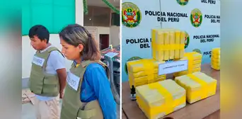 Ayacucho: capturan a una pareja que salió del Vraem con más de 100 kilos de cocaína Ayacucho: capturan a una pareja que salió del Vraem con más de 100 kilos de cocaína