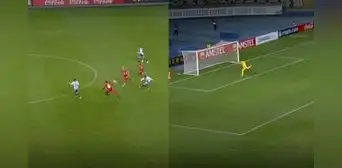 ¡Con intervención de Guerrero! Extraordinario gol de Matías Rojas desde la media cancha para Racing