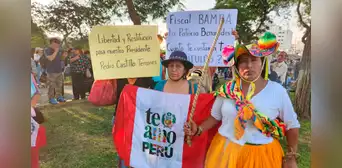 Ciudadanos protestaron contra Gobierno de Boluarte a 31 años de autogolpe de Fujimori Ciudadanos protestaron contra Gobierno de Boluarte a 31 años de autogolpe de Fujimori