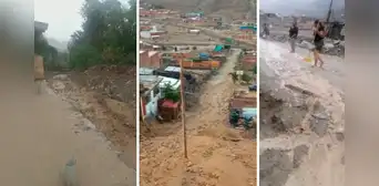 Chosica: reportan activación de 3 quebradas y fuertes lluvias