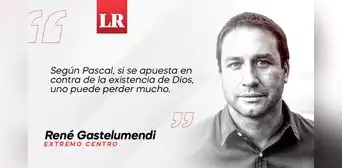 La apuesta de Pascal en Semana Santa La apuesta de Pascal en Semana Santa