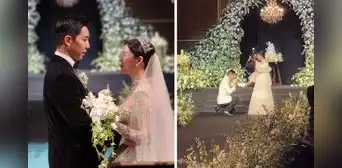 Lee Seung Gi y Lee Da In celebran su boda: actor se arrodilló para cantarle a su esposa Lee Seung Gi y Lee Da In celebran su boda: actor se arrodilló para cantarle a su esposa