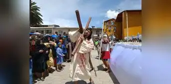Semana Santa en La Libertad: actores nacionales participan en vía crucis en Otuzco