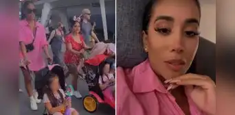 Melissa Paredes explica por qué moviliza a su hija en coche para bebé en Disney