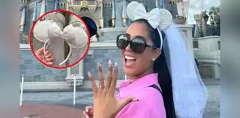 Melissa Paredes: este es el elevado precio del velo que lució en su pedida de mano con Anthony