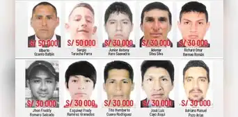 Ofrecen entre S/50 mil y S/30 mil por feminicidas prófugos Ofrecen entre S/50 mil y S/30 mil por feminicidas prófugos