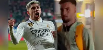 Federico Valverde: muestran pómulo hinchado de Alex Baena, jugador agredido por el uruguayo Federico Valverde: muestran pómulo hinchado de Alex Baena, jugador agredido por el uruguayo