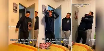 Joven rompe en llanto tras volver a ver a su padre: "Amor verdadero"