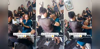 Adulta mayor sorprende al festejar su cumpleaños con strippers: "Ya no quiere mariachis" Adulta mayor sorprende al festejar su cumpleaños con strippers: "Ya no quiere mariachis"