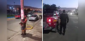 Comerciantes capturaron y casi queman vivo a presunto ladrón en Tacna Comerciantes capturaron y casi queman vivo a presunto ladrón en Tacna