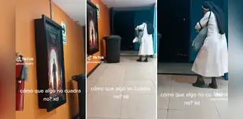 Joven capta a monja entrando a sala de cine para ver “El exorcista del papa”: “Algo no cuadra” Joven capta a monja entrando a sala de cine para ver “El exorcista del papa”: “Algo no cuadra”