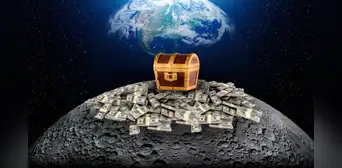 Búsqueda del tesoro en la Luna: envían 1,5 millones de dólares y quien los encuentre se los queda