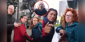Carlos Álvarez lanza parodia de Alejandro Toledo y Eliane Karp huyendo de la prensa en EE. UU. Carlos Álvarez lanza parodia de Alejandro Toledo y Eliane Karp huyendo de la prensa en EE. UU.