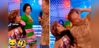Fans de "AFHS" recuerdan que doña Nelly jaló de los pelos a Raúl Romero en vivo: "Esos sí eran crossovers"