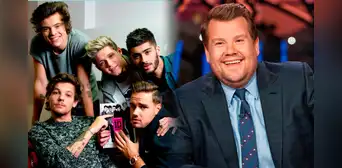 One Direction: usuarios piden reunión de la banda para el último programa de James Corden en abril