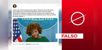 No, portavoz del Gobierno de EE. UU. no dijo que acuerdo entre Brasil y China “es una violación de derechos”