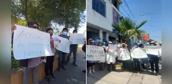 “¡Basta de matar a las mujeres. Presidenta, háganos justicia!”: familiares de fémina asesinada en Arequipa