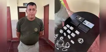 Detienen a trabajador del INPE que ingresaba celulares en penal de Piura Detienen a trabajador del INPE que ingresaba celulares en penal de Piura