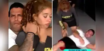 Christian Domínguez quiso reducir a alumna de jiu-jitsu, pero terminó noqueado: “Desmayado terminó” Christian Domínguez quiso reducir a alumna de jiu-jitsu, pero terminó noqueado: “Desmayado terminó”