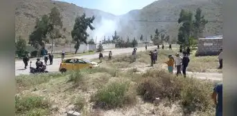 Fuerte explosión e incendio se registró en taller de pirotécnicos en Arequipa