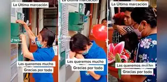 Enfermeras peruanas se jubilan y conmueven al marcar su última asistencia en hospital: "Gracias por todo" Enfermeras peruanas se jubilan y conmueven al marcar su última asistencia en hospital: "Gracias por todo"