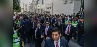 Gobierno Regional de Arequipa celebró años con Fiscalía y PNP en sus oficinas