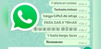 WhatsApp: ¿cómo enviar mensajes con otros tipos de letra y sin descargar ninguna app?