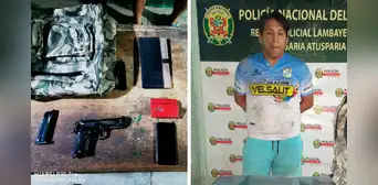 Capturan a falso taxista que asaltaba a pasajeros con pistola de juguete en Chiclayo Capturan a falso taxista que asaltaba a pasajeros con pistola de juguete en Chiclayo