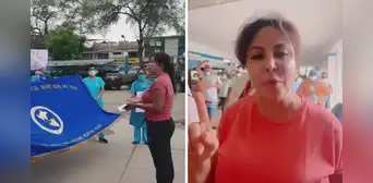 Expulsan a congresista Patricia Chirinos en medio de una visita inopinada a hospital en Piura Expulsan a congresista Patricia Chirinos en medio de una visita inopinada a hospital en Piura