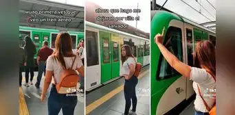 Venezolana se sube al Metro de Lima por primera vez para ir al Callao, pero termina en Villa El Salvador
