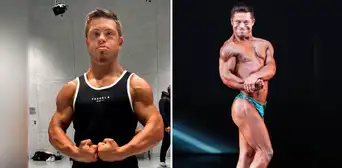 ¿Quién es Kyle Landi, el primer fisicoculturista con síndrome de Down que sorprendió al mundo?