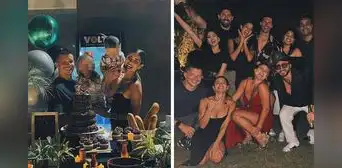 Mario Hart: 'excombatientes' se reunieron y bailaron temas del programa en el cumpleaños del piloto