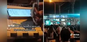 Sanmarquino que asiste a concierto con mochila y cuaderno se vuelve viral: “Fiestero pero responsable” Sanmarquino que asiste a concierto con mochila y cuaderno se vuelve viral: “Fiestero pero responsable”