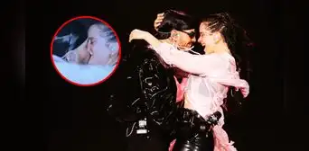 Coachella 2023: Rosalía y el apasionado beso con Rauw Alejandro que enterneció a sus fans Coachella 2023: Rosalía y el apasionado beso con Rauw Alejandro que enterneció a sus fans