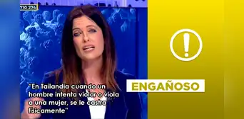 No, Tailandia no "castra físicamente" a violadores, como afirma Cristina Seguí en video viral No, Tailandia no "castra físicamente" a violadores, como afirma Cristina Seguí en video viral