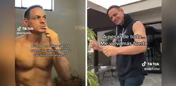 Mark Vito luce sin polo en TikTok y cibernautas piden su rutina de ejercicios: “Mi lord”