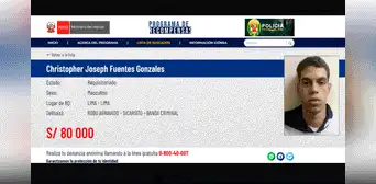 Mininter ofrece S/80.000 por información sobre sospechoso de asesinar a sereno de Surco