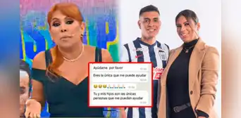 Magaly muestra chats entre Rosa Fuentes y Paolo Hurtado tras último ampay del futbolista: “La amenazó”