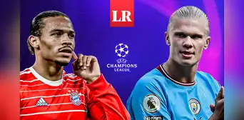 Bayern Múnich vs. Manchester City: hora y canal de TV del duelo por la Champions League Bayern Múnich vs. Manchester City: hora y canal de TV del duelo por la Champions League