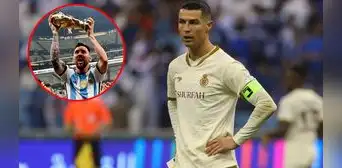 Cristiano Ronaldo realiza gesto obsceno a hinchas que le gritaron "Messi" tras su derrota
