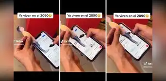 Mexicano utiliza singular técnica para probarse zapatillas sin ir a la tienda: "Es un viajero del tiempo"