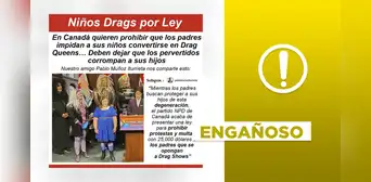 No, Canadá no ha prohibido a los padres de familia protestar contra los shows de Drag Queens